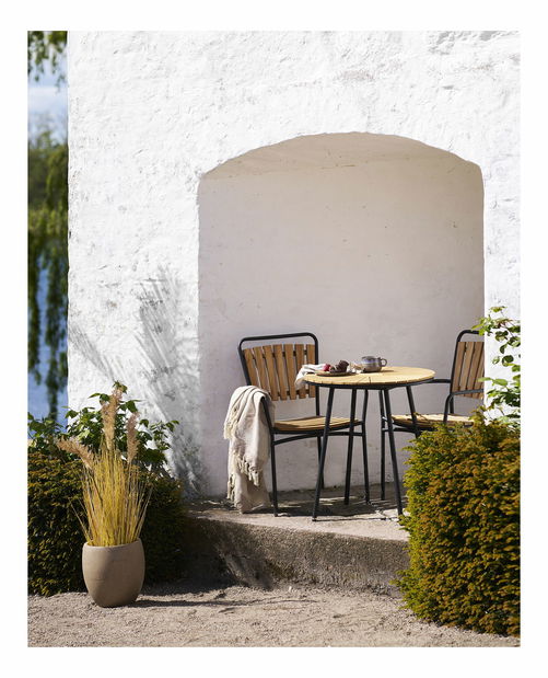 Bistro stůl Canvoria 3 (přírodní + černá)