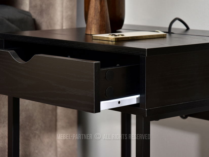 Noční stolek Emmo (černá)