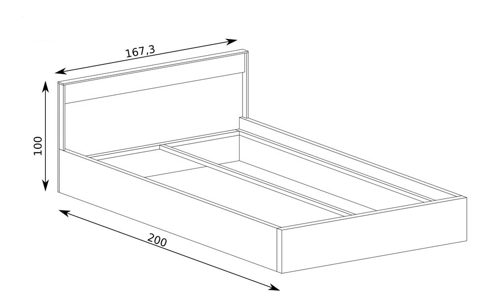 Manželská postel 140 cm Milley 09 (s roštem) (hikora)