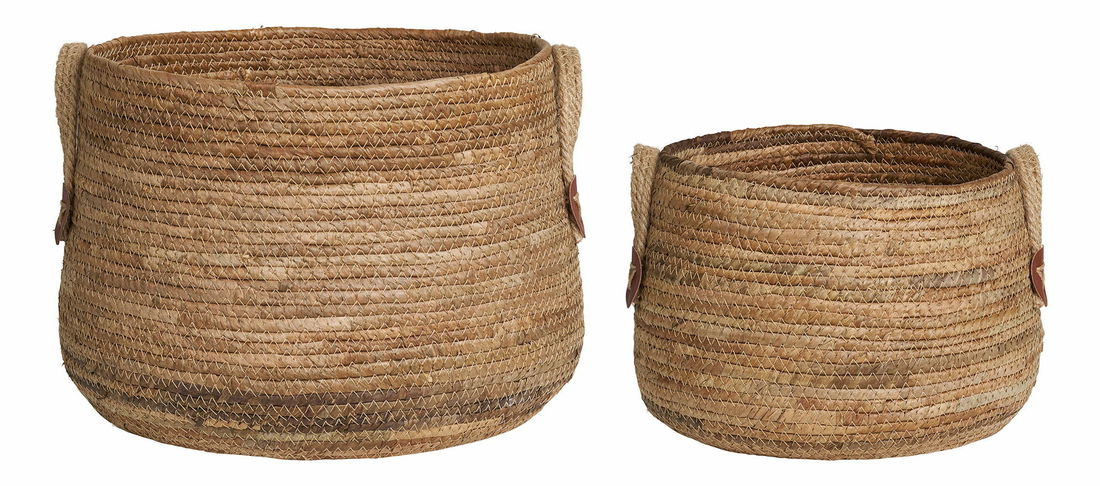 Set 2 ks košíků Ariraviaina (přírodní)