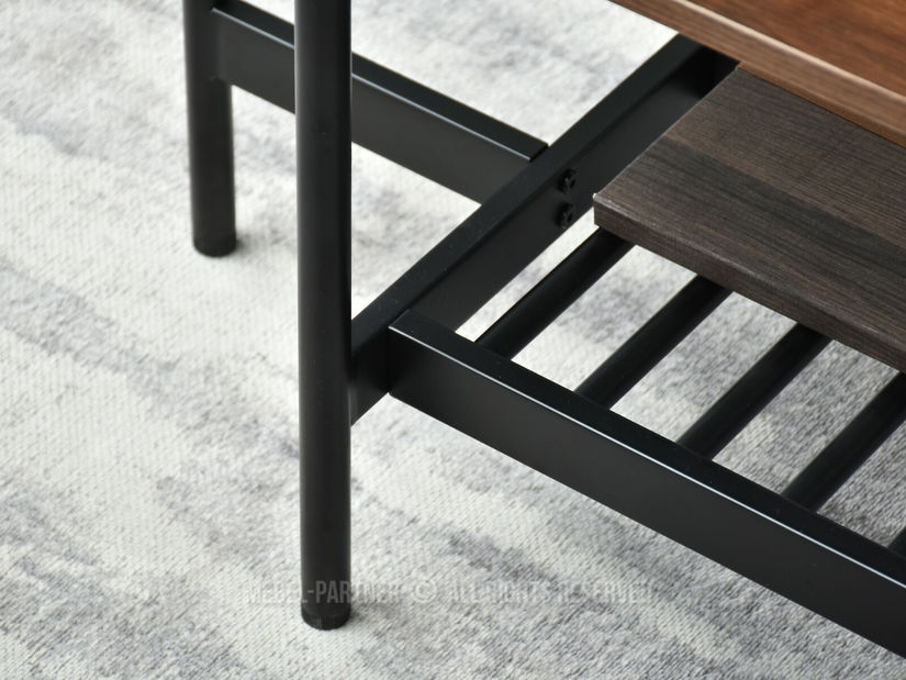 Konferenční stolek Lorelail S (ořech + černá)