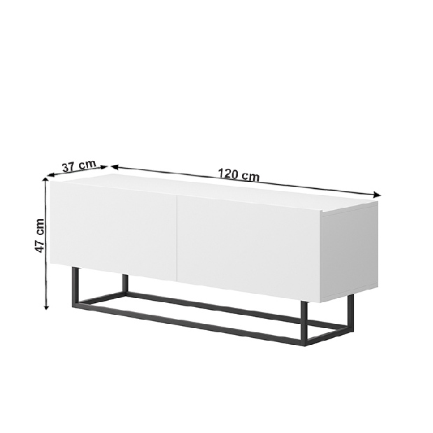 TV stolek/skříňka Svaren ERTV 120 (bílá)