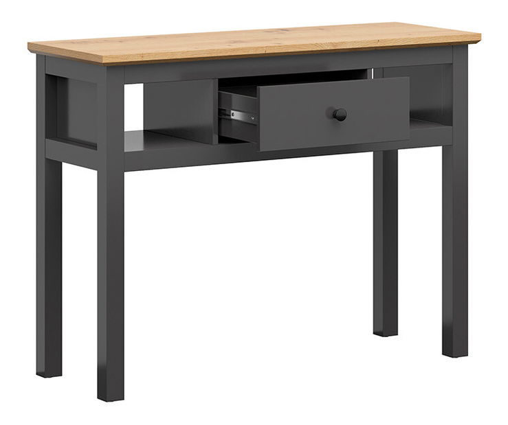 Toaletní stolek BRW Hesen TOL1S/9/11 (grafit + dub artisan)