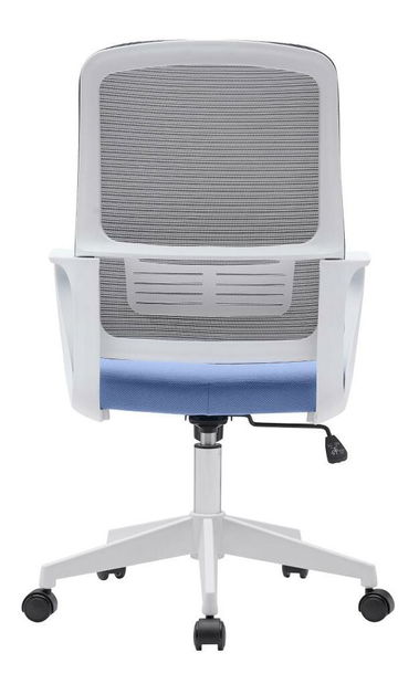 Kancelářské křeslo Salomi 1 (světlomodrá + šedá + bílá)