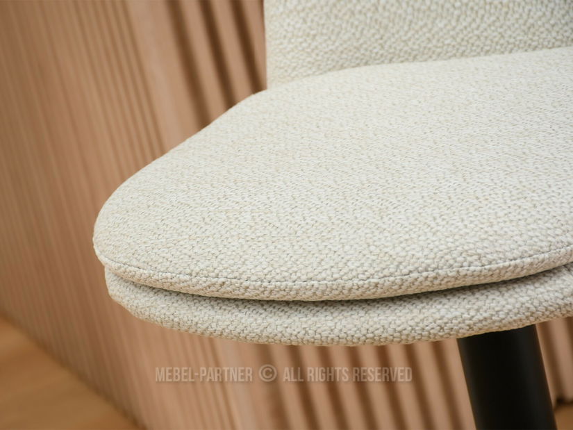 Barová židle Ravelianto (krémová + černá)