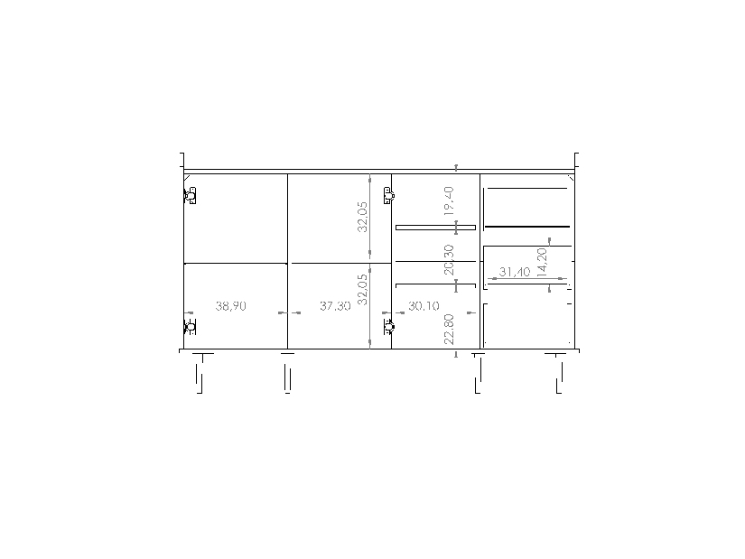 Komoda Vasecta K2D3SZ (dub brandy castello)