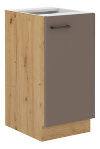 Dolní kuchyňská skříňka Barb 40 D 1F BB (dub artisan + truflová) *výprodej