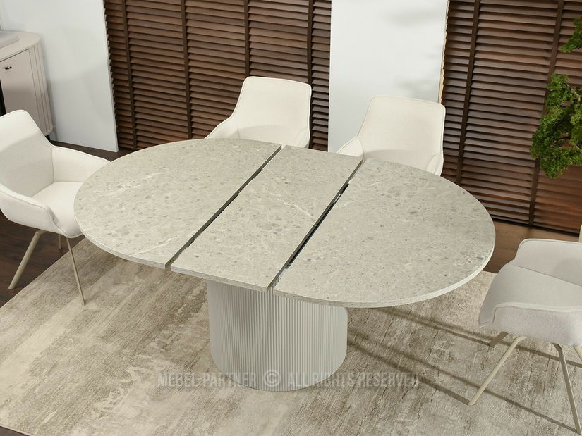 Jídelní stůl Podriamos (mramor + šedá)