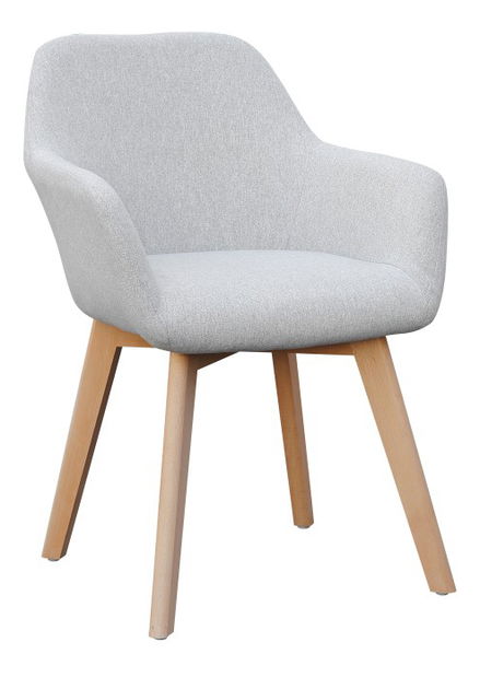 Dizajnové křeslo Clorita (světle šedá)