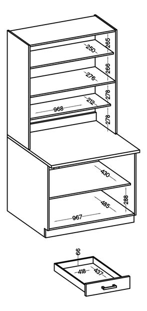Kuchyňský kout Meruna (matera + old style)