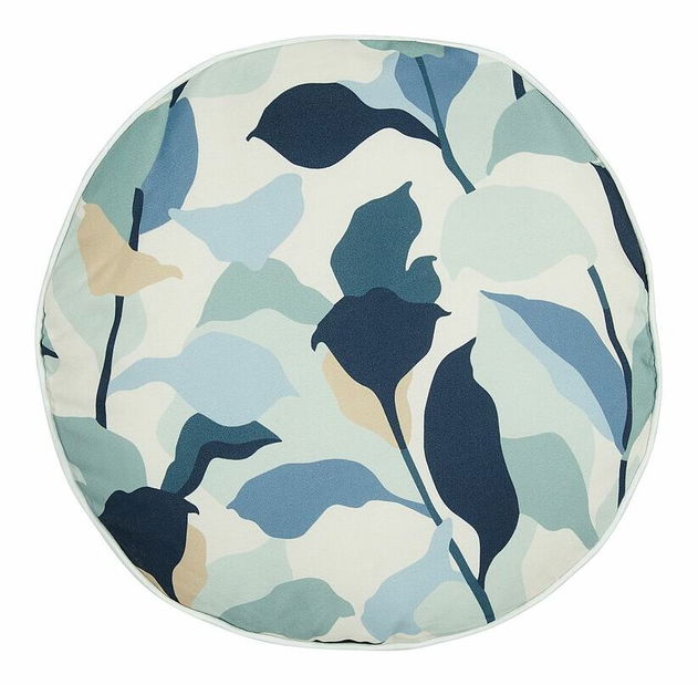 Sada 2 ozdobných polštářů ⌀ 40 cm Vegli (modrá)