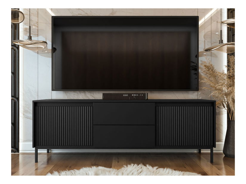 TV skříňka Somkera 2K2SZ (černá)