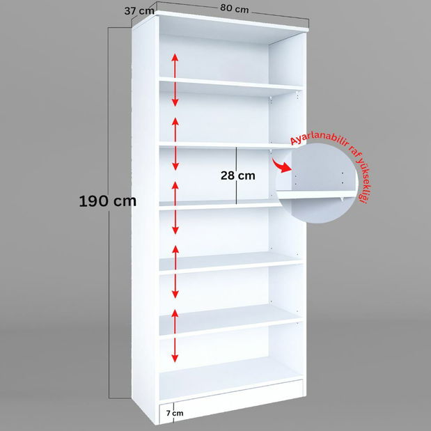 Vitrína Luckiny V (bílá)