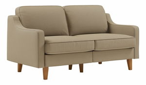 Pohovka trojsedačka Dělají 3 (tmavě šedá + ořech)