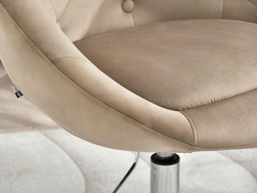 Křeslo Lush 4 (béžová + zlatá)