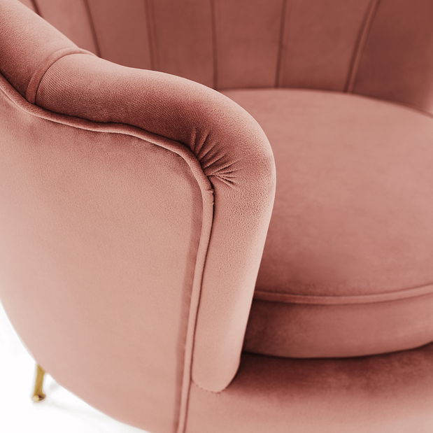 Křeslo Nolano (růžová)