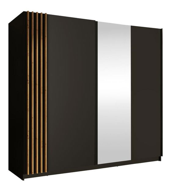 Skříň Bogota 2 (černá + dub artisan)