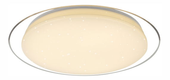 Stropní/nástěnné svítidlo LED Optima 41310-30 (bílá + satinovaná) (Stmívatelné)