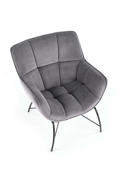 Křeslo Betali (šedá + černá)