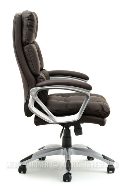 Křeslo Benton (hnědá + šedá)