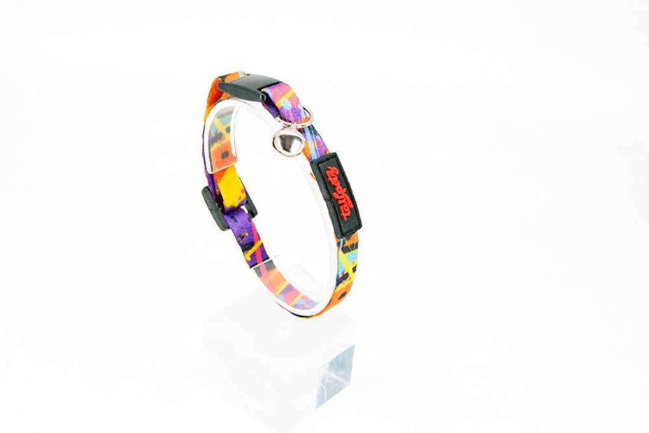 Obojek pro kočky Mossy (béžová + ořech)