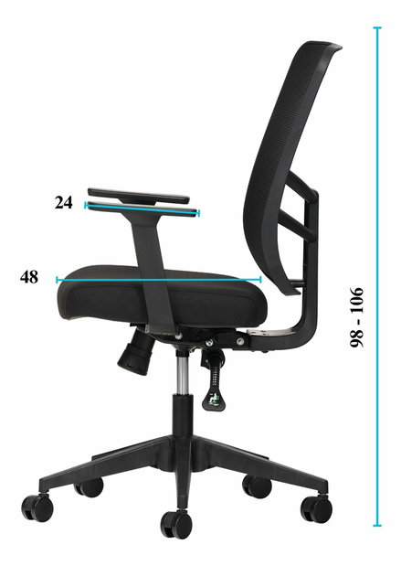 Kancelářská židle Lumba 2 (černá)