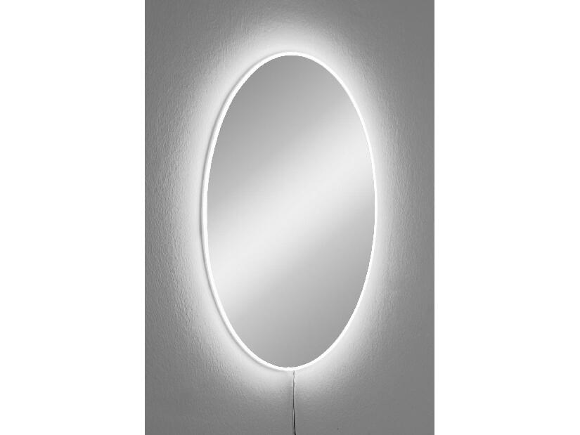 Zrcadlo Nubuki (bílá) (s osvětlením)