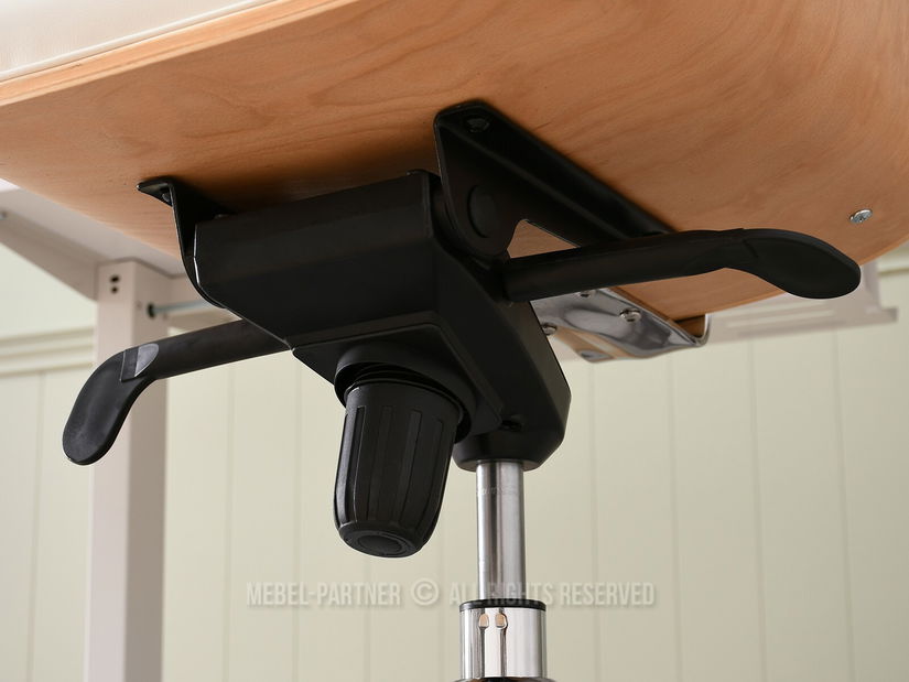 Křeslo Lionel (krémová + chromová)