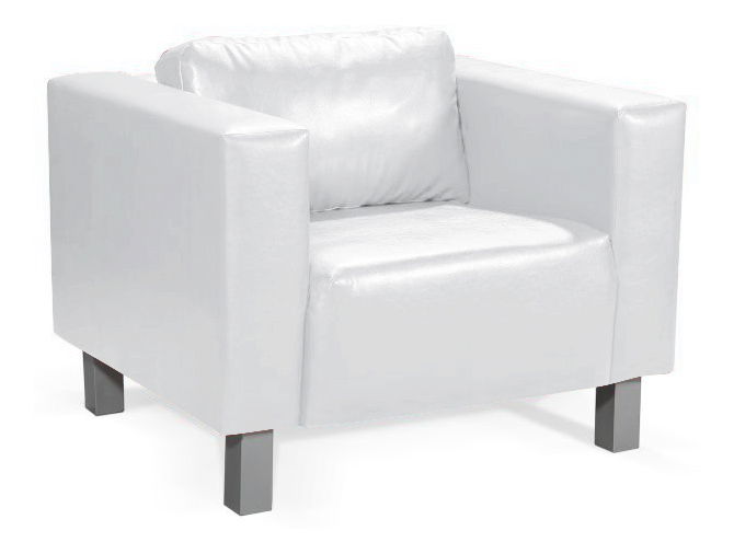 Křeslo Valiano I (bílá)