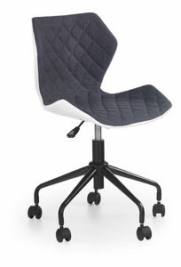 Dětská židle Lugar (šedá + bílá)