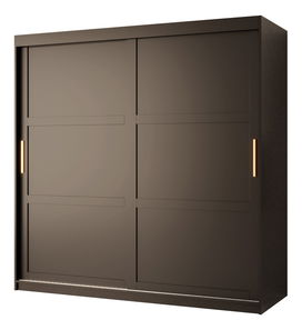 Šatní skříň Riven 1 180 (matná černá)