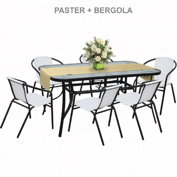 Zahradní stůl Pannal (černá) *výprodej