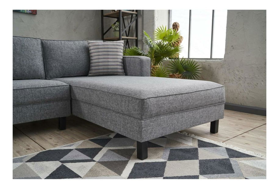 Rohová sedačka Kalen 1 (P) (šedá)