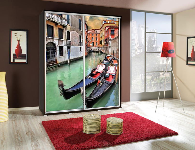 Šatní skříň Laura (vzor benátky 1)