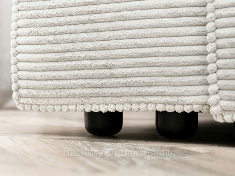 Rohová sedačka Cerebral (krémová + černá)