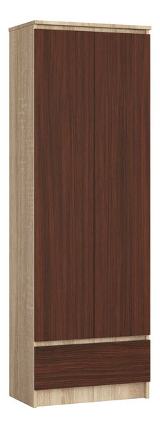 Policová skříň Renzo (dub sonoma + wenge)