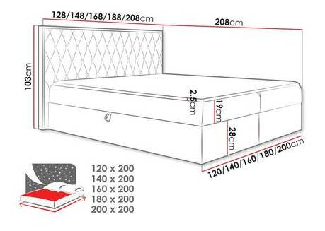 Rohová sedačka ve tvaru U Vegas Bis (béžová) (L) *výprodej