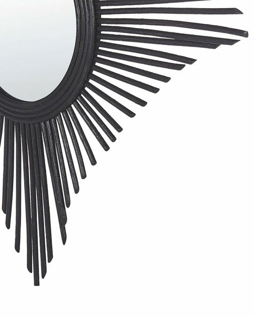 Nástěnné zrcadlo Majza (černá)