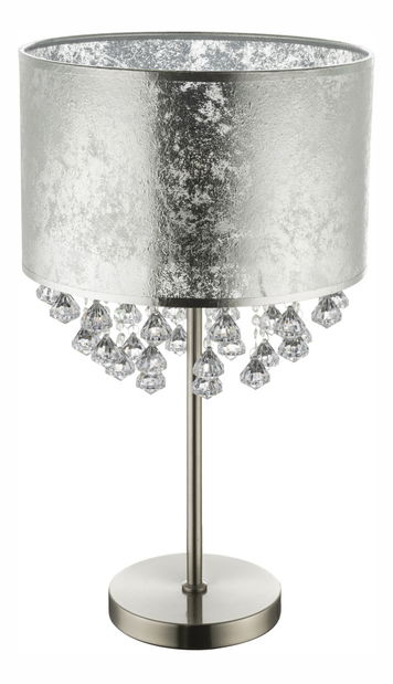 Stolní svítidlo Amy i 15188T3 (klasické) (nikl + stříbrná)