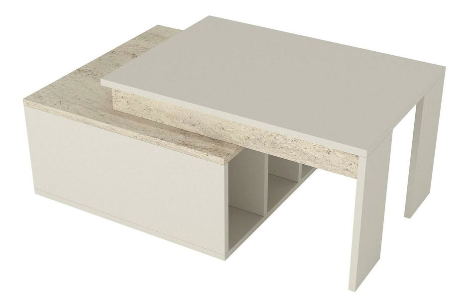Konferenční stolek Kolorado (travertin + písková)