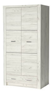 Šatní skříň Indie 01 (craft bílý)