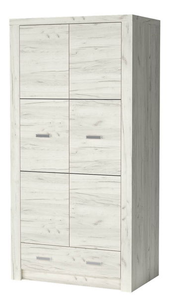 Šatní skříň Indie 01 (craft bílý)