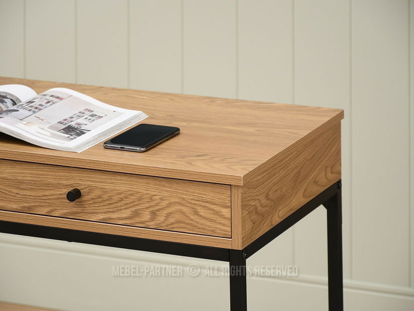 PC stolek Kaplan (dub + černá)