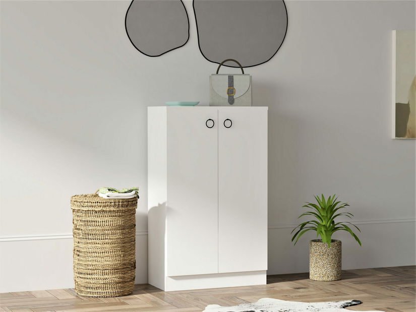 Botník (skříňka na boty) Delfin (bílá)