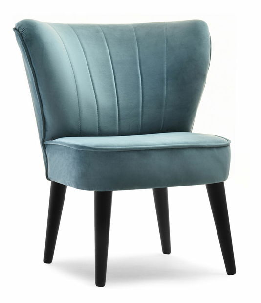 Relaxační křeslo Arginteno (modrá + černá)