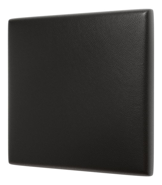 Čalouněný panel Amanda (dub artisan + černá ekokůže)