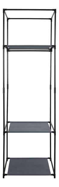 Šatníkový regál Dom (černá)