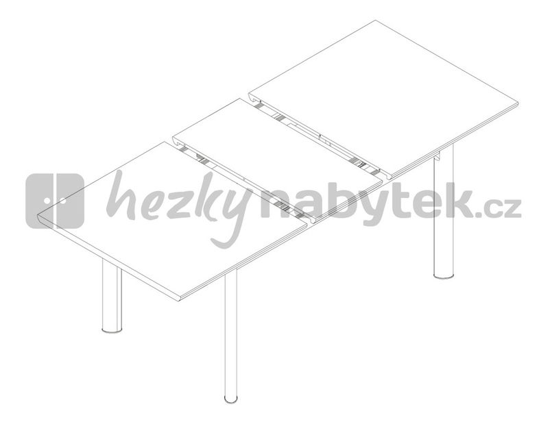 Jídelní stůl BRW Bolden STO/150 (pro 6 až 8 osob)