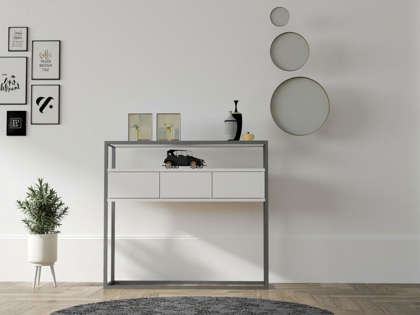 Konzolový stolek Guarde (bílá)