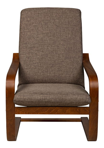 Křeslo BRW Ania ES (hnědá)